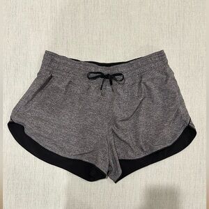 Lululemon - Black and Gray Reversible Shorts 10